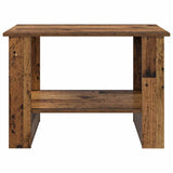 Coffee Table Old Wood 72 x 50 x 50 cm Engineered Wood 8000194