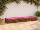 4-Piece Seat Cushions SOEST 4 pcs 100% Polyester Pink 944866