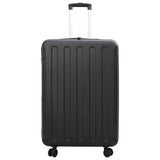 Suitcase Folding with Lock Black 50 x 30 x 76 cm ABS Plastic 42006228
