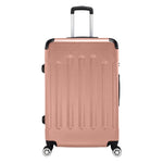 ZNTS 3 Pcs Suitcase Lightweight ABS Carry-on Hand Luggage 4 Spinner Wheels Trolley Case 83110992