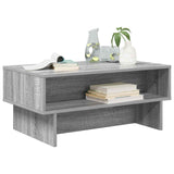 Coffee Table Grey Sonoma 80 x 46 x 35 cm Engineered Wood 8000225