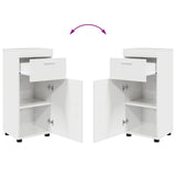Bathroom Furniture Set TULUM 4 pcs High Gloss White 3398048