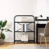 Bookshelf Black Oak 80 x 30 x 109 cm Engineered wood 879845