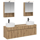 Bathroom Cabinet Set 5 pcs Artisan Oak 50 x 14.5 x 70 cm 3406606