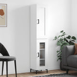 Highboard White 34.5x34x180 cm Engineered Wood 3200385