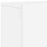 5 Piece TV Wall Units White Engineered Wood 3216511
