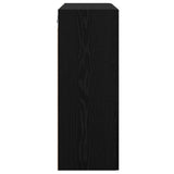 Wall-Mounted Cabinet 2 pcs Black Oak 69.5 x 34 x 90 cm 3394553