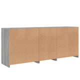 Sideboard with LED Lights Grey Sonoma 162x37x67 cm 3209000