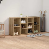 Shoe Bench Artisan Oak 103 x 30 x 54.5 cm Engineered Wood 875159