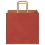 Paper Bags 250 pcs with Handles Red 26x17x25 cm 4101983