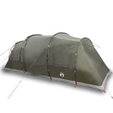 Family Tent Tunnel 6-Person Olive Green Waterproof 4009419