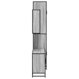 3 Piece Bathroom Furniture Set Grey Sonoma Engineered Wood 3301103