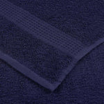 ZNTS Bath Towels 10 pcs Navy Blue 100x150 cm 360 gsm 100% Cotton 136790