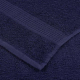 ZNTS Bath Towels 10 pcs Navy Blue 100x150 cm 360 gsm 100% Cotton 136790