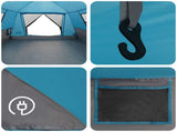 Instant Tent Water-resistant 2-Person Blue 42042263