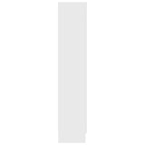 Book Cabinet White 82.5x30.5x150 cm Engineered Wood 802723