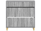 Shoe Cabinet DELFT 78 x 24 x 103 cm Engineered Wood Grey Sonoma 897101