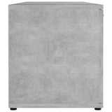 TV Cabinet Concrete Grey 120x34x37 cm Engineered Wood 801165