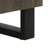 3 Piece Sideboards Black 60x33x75 cm Solid Wood Mango 3309999