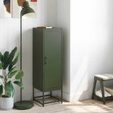 Highboard Olive Green 36x39x123 cm Steel 846528