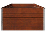 Raised Garden Bed Rusty 240 x 80 x 55 cm corton 8006413