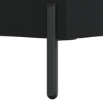 Highboard Black 69.5x32.5x180 cm Engineered Wood 3189582