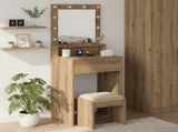 Dressing Table Artisan Oak 50 x 41 x 135 cm Engineered Wood 865126