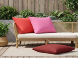 Cushion with Pillow HEERLEN 2 pcs Pink Polyester 928588