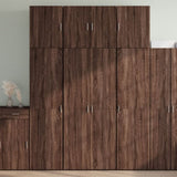 Highboard Brown Oak 80x42.5x249 cm Engineered Wood 3281370