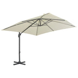 Garden Parasol with Portable Base Sand 276343