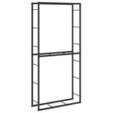Firewood Rack Black 100x30x209 cm Steel 4018469
