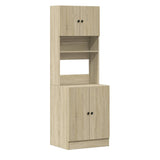 Kitchen Cabinet Sonoma Oak 60x50x180 cm Engineered Wood 3276639