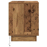 Bedside Cabinet 2 pcs Old Wood 44 x 34.5 x 45 cm 869575