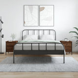 Bedside Cabinets 2 pcs Brown Oak 40x42x50 cm Engineered Wood 825992