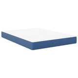 Bed Mattress with Mattress Blue 160 x 200 cm Fabric 42008299