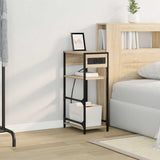 Bedside Cabinet Sonoma Oak 40 x 27 x 76 cm Engineered Wood 859571