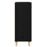 Sideboard Black oak 34 x 69.5 x 89 cm Engineered wood 880672