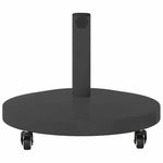 Outdoor Umbrella Base Dark grey 48 x 48 x 32 cm Steel, Concrete 42010016