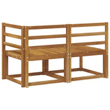 Outdoor Middle and Corner Sofa 2 Piece Natural 900468