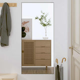 Wall Mirror 50x100 cm Glass Rectangle 350451