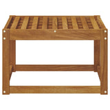 Outdoor Footstool Solid Acacia Wood Natural 59 x 59 x 37 cm 900448