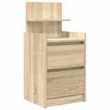 Bedside Cabinet with 2 Drawers Sonoma Oak 38x34x80 cm 861359