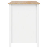 Kitchen Islands HILL White 112 x 66 x 90 cm Solid Pine Wood 42025036
