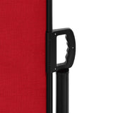 Retractable Side Awning Red 120x600 cm 4004597