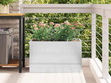 Garden Planter Stainless Steel 50 x 32 x 40 cm Stainless Steel 876354