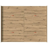 Storage Bed Frame Artisan oak 140 x 200 cm Engineered wood 3335300