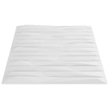 Wall Panels 24 pcs White 50x50 cm XPS 6 m Stone 356938