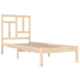 Bed Frame without Mattress 90x200 cm Solid Wood Pine 3104528