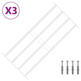 Security Grille for Windows with 4 Crossbars 3 pcs 63-114 cm 42031307