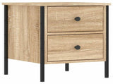 Bedside Cabinet Sonoma Oak 40x42x50 cm Engineered Wood 825985